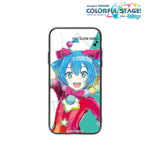『プロジェクトセカイ カラフルステージ! feat. 初音ミク』初音ミク Ani-Art 強化ガラスiPhoneケース